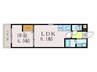 Ｒｅｓｉｄｅｎｃｅ二条洛中庵 1LDKの間取り