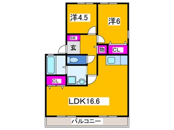 間取図 グレースＢ