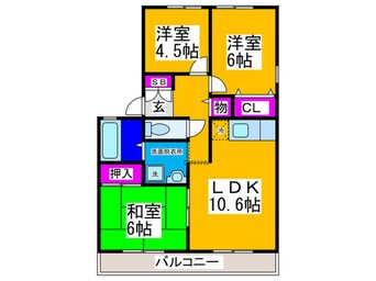 間取図 グレースＢ