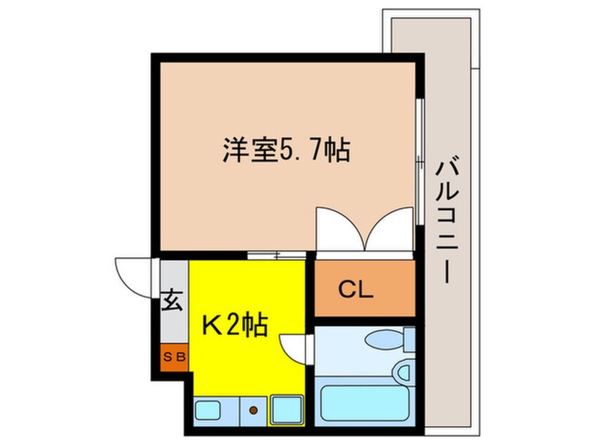 間取図 ロマネスク長田