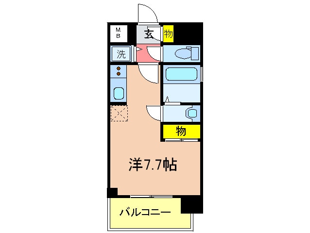 間取り図 アスヴェル兵庫駅前(607)