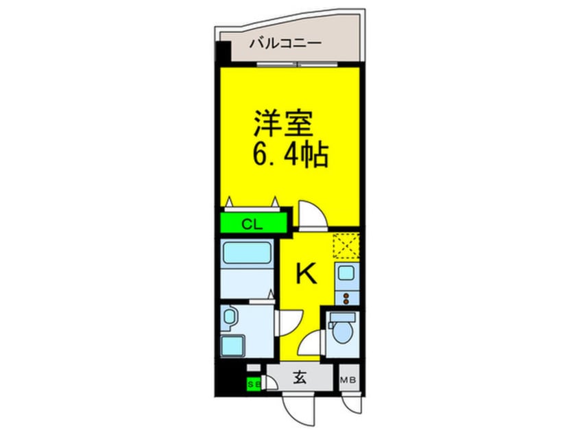 間取図 Luxe田辺