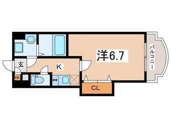 間取図 Luxe田辺
