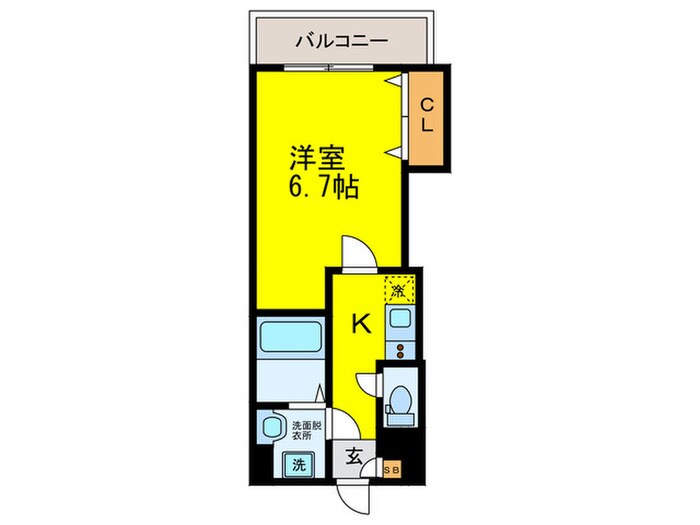 間取り図 Luxe田辺
