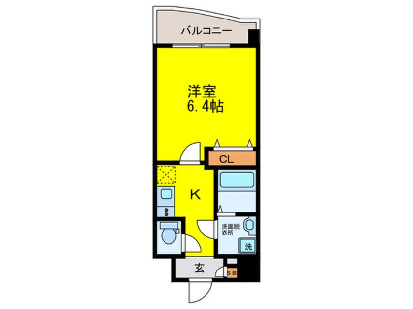 間取図 Luxe田辺