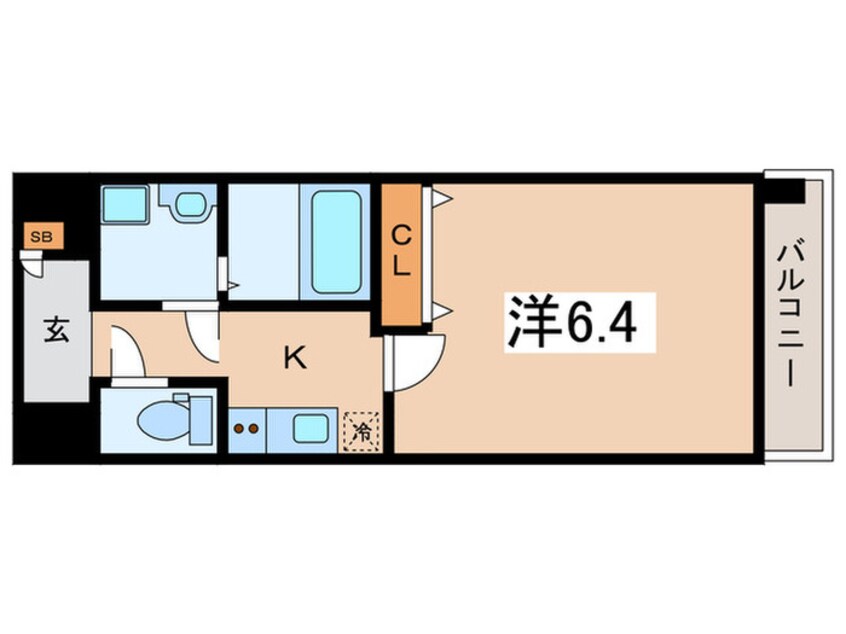間取図 Luxe田辺