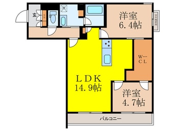 間取図 シャーメゾン　サイビータ