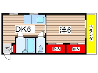 間取図 村路マンション