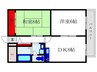 アパートメントビル多田 2DKの間取り