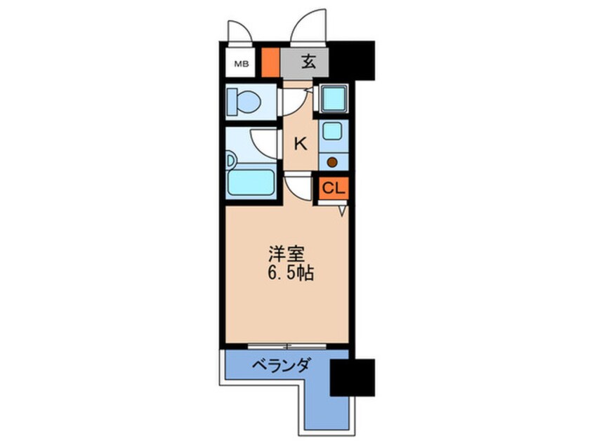 間取図 エスリード梅田新道