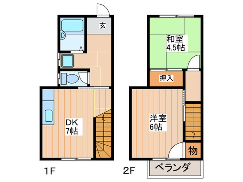 間取図 メゾン仁和寺１