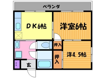 間取図 レゾン　シゲ