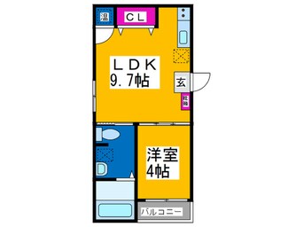 間取図 パークテラス住吉公園