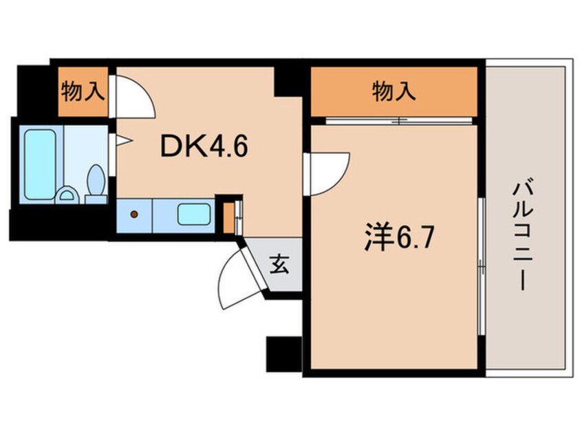 間取図 ド・ムール螢池