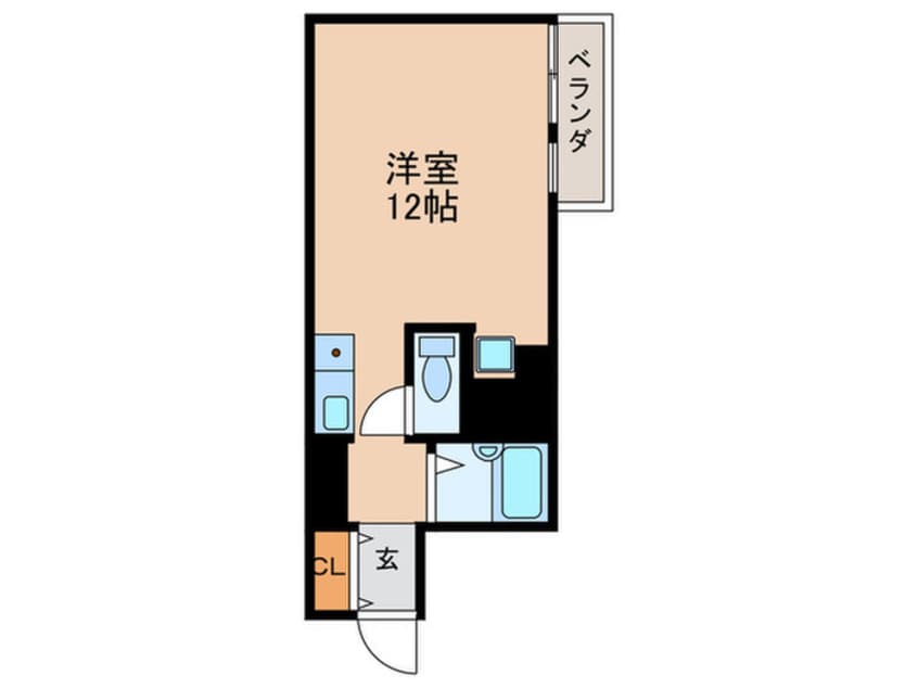 間取図 ニュ－ライフ平野町(705)