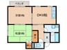 第２コ－ポＺＥＮ 2DKの間取り