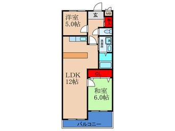 間取図 ハイツ寿見礼