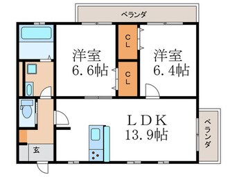 間取図 メゾンとっく