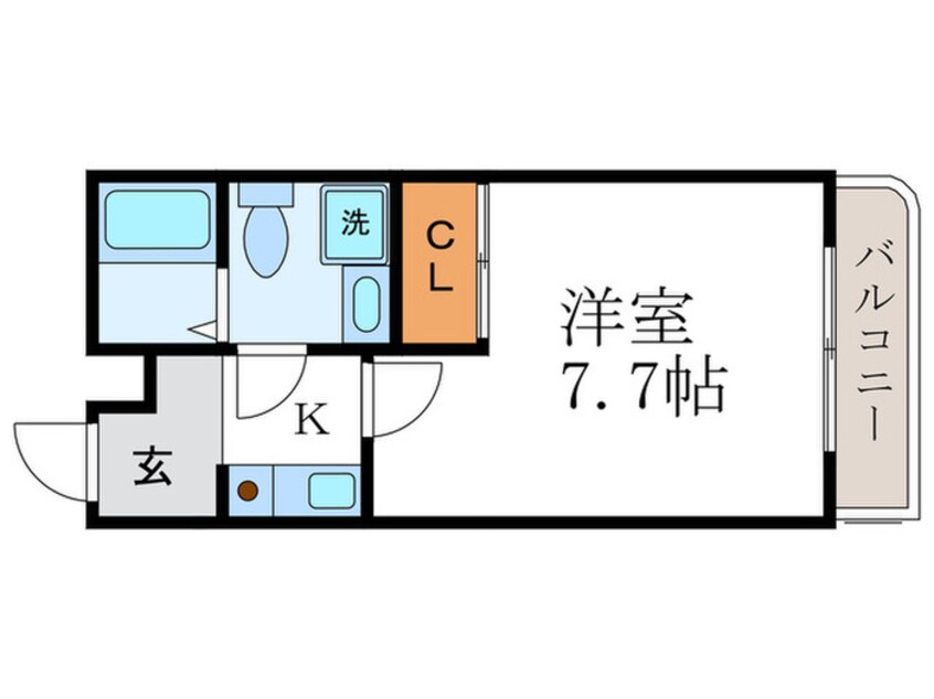 間取図 御陵シャトー朝日