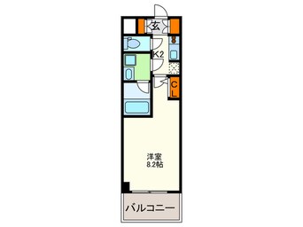 間取図 Fortuney大手前