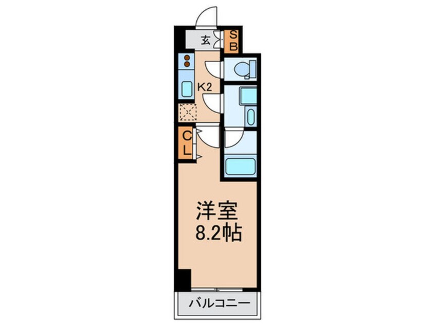 間取図 Fortuney大手前