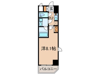 間取図 Fortuney大手前