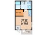 わびハウス 1Rの間取り