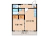 アーク280 1LDKの間取り