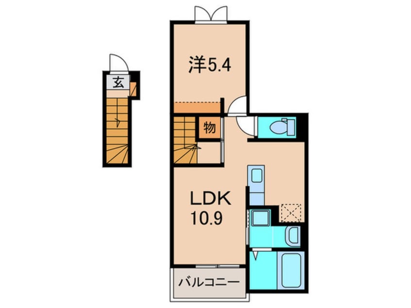 間取図 サニーフラット伊丹