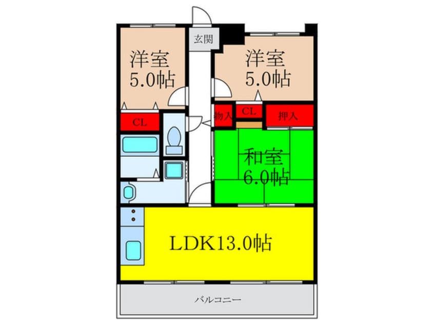 間取図 ラヴィアフォーレ千里山