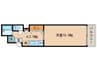 ＣＡＳＡ・ＤＥ大橋 1Kの間取り