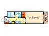 プレジ－ル天神 1Kの間取り