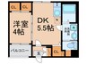 ロイヤルオーク小路 1DKの間取り