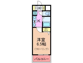 間取図 ｴｽﾃﾑｺ-ﾄ神戸西Ⅲﾌﾛﾝﾀ-ｼﾞｭ(201)