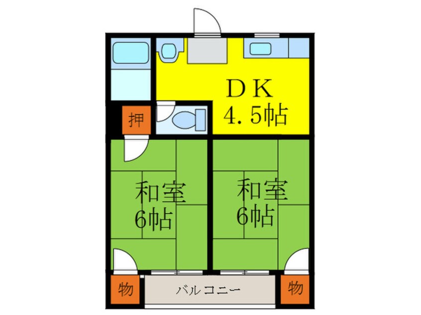 間取図 小阪大発マンション