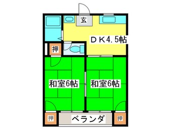 間取図 小阪大発マンション