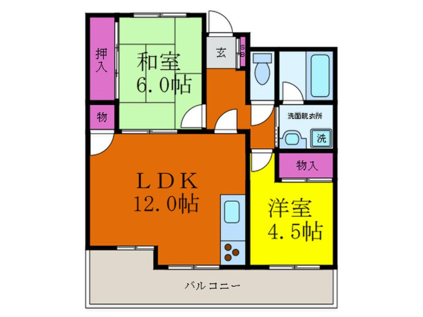 間取図 グレースヒル香露園