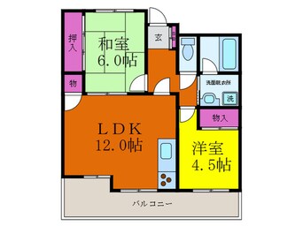 間取図 グレースヒル香露園