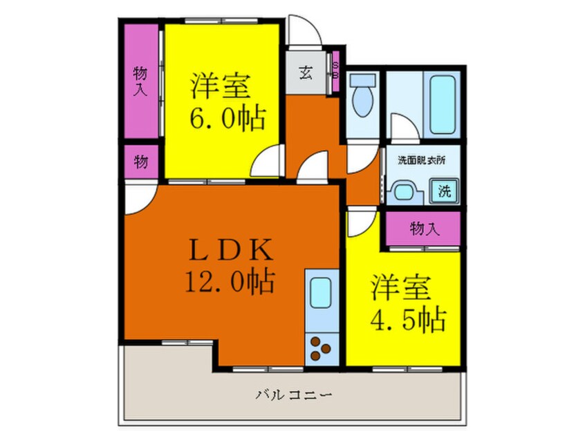 間取図 グレースヒル香露園