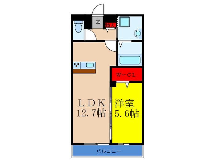 間取り図 サンライズ豊里