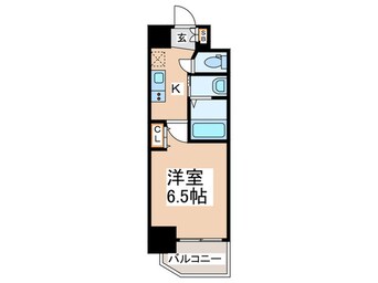 間取図 グランパシフィック難波南Ⅱ