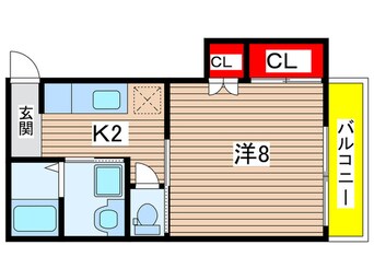 間取図 ハイムKUSAKI