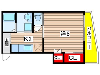 間取図 ハイムKUSAKI