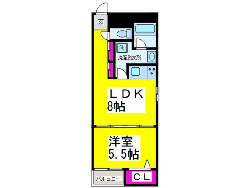 間取図 ハコス　堺・山之口