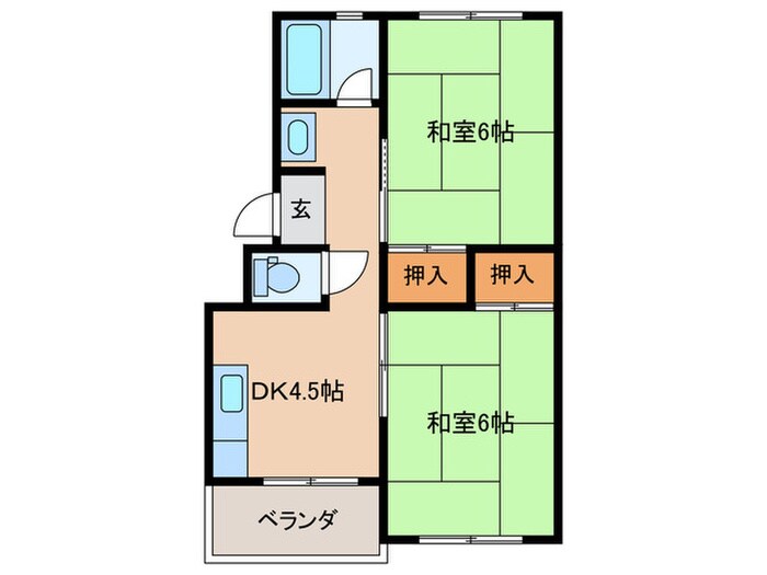 間取り図 サンハイツ大谷