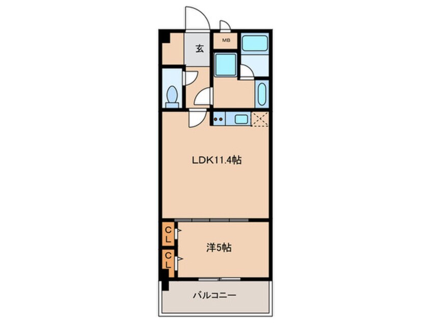 間取図 スプランディッド淀屋橋DUE