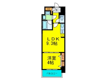 間取図 スプランディッド淀屋橋DUE