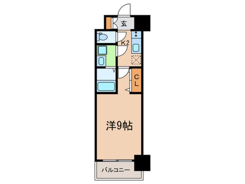 間取図 スプランディッド淀屋橋DUE