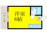 コーワマンション 1Rの間取り
