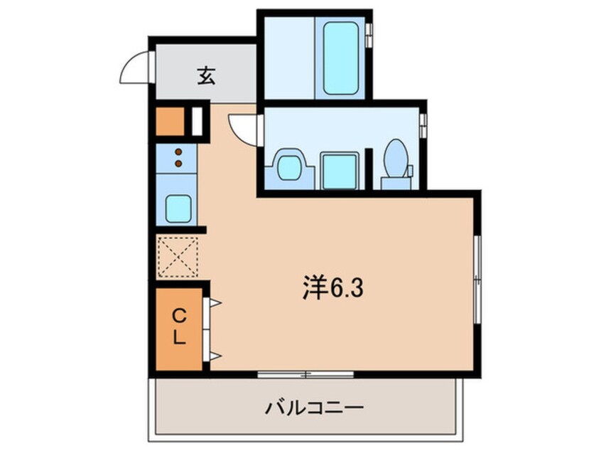 間取図 ワコ－レヴィア－ノ須磨月見山